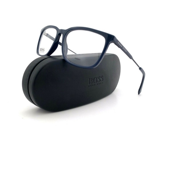New HUGO BOSS Frames Dark Blue Men's Acetate 0995 OPJP 54 16 145 Eyeglasses - Picture 1 of 13